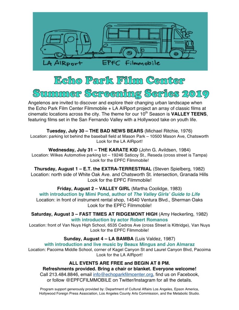 EPFC Summer Screening Series 2019